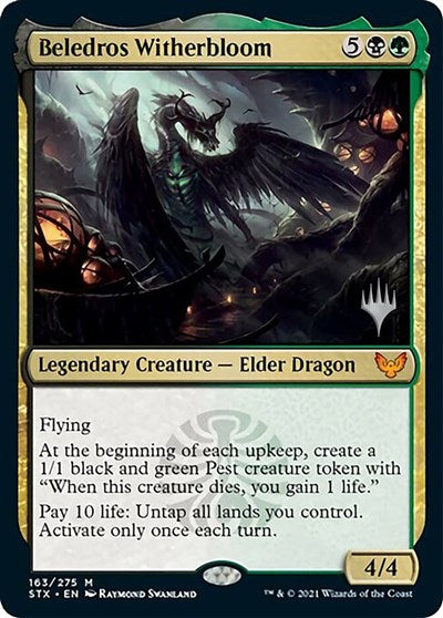 Beledros Witherbloom (Promo Pack) [Strixhaven: School of Mages Promos] | Shuffle n Cut Hobbies & Games