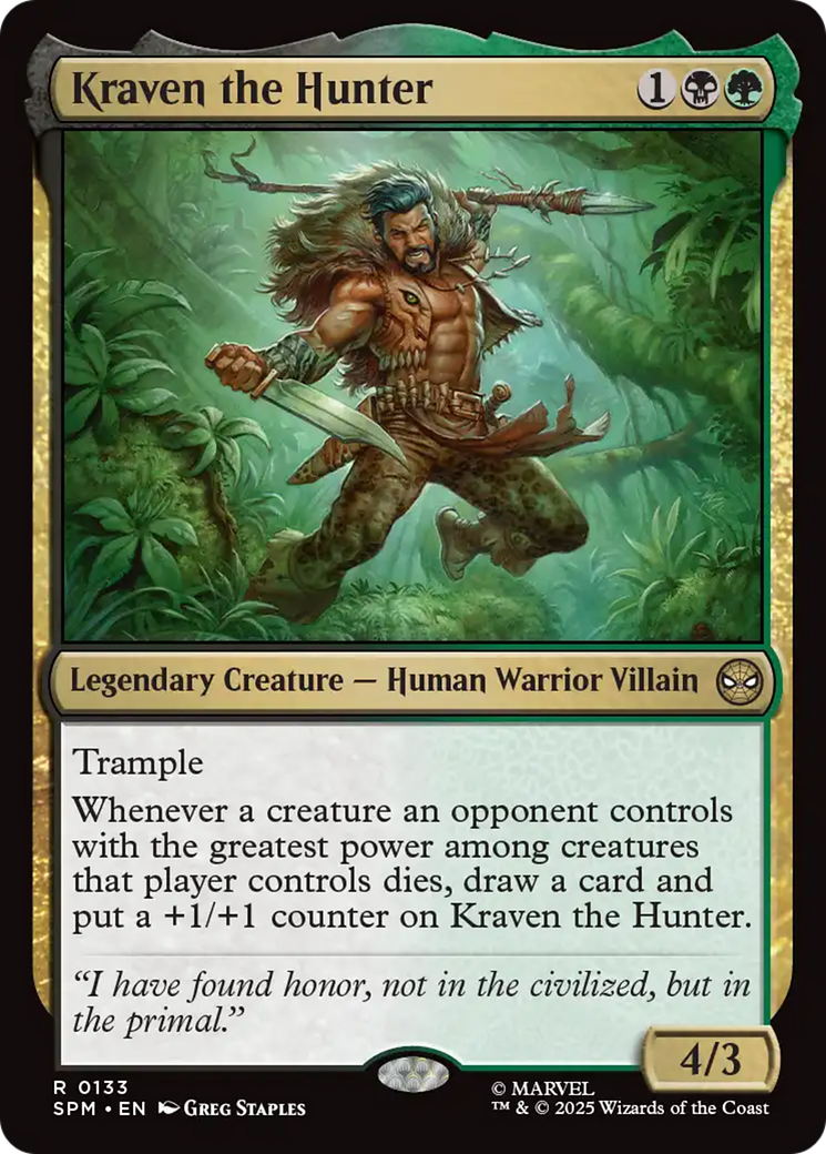 Kraven the Hunter [Marvel's Spider-Man] | Shuffle n Cut Hobbies & Games