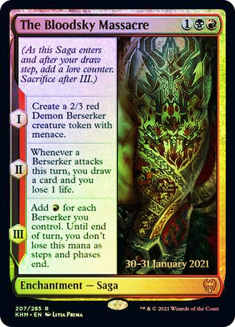 The Bloodsky Massacre [Kaldheim Prerelease Promos] | Shuffle n Cut Hobbies & Games
