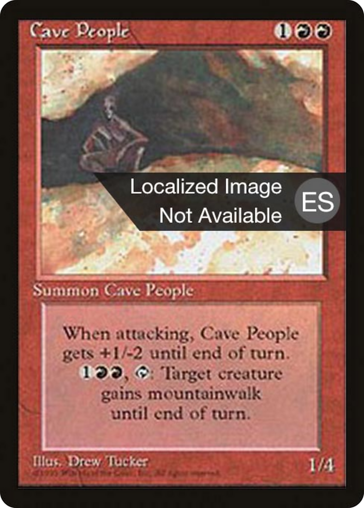 Cave People [Fourth Edition Foreign Black Border] | Shuffle n Cut Hobbies & Games