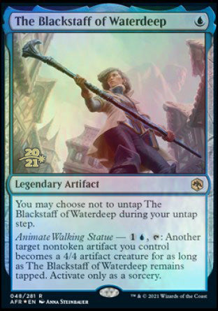 The Blackstaff of Waterdeep [Dungeons & Dragons: Adventures in the Forgotten Realms Prerelease Promos] | Shuffle n Cut Hobbies & Games