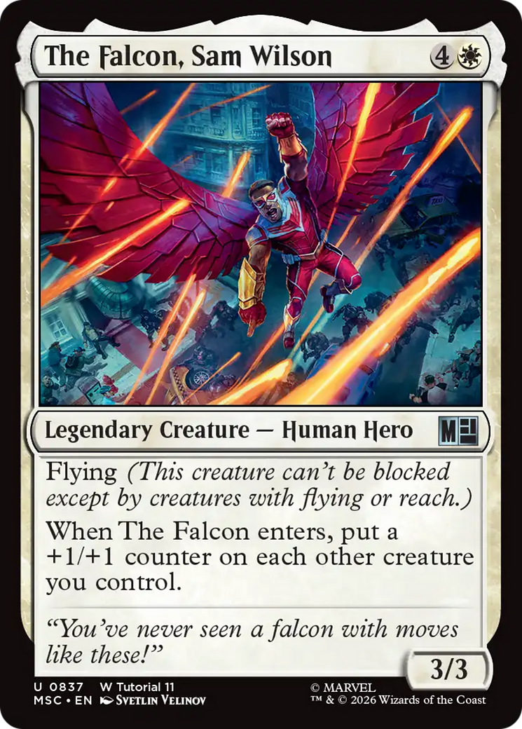 The Falcon, Sam Wilson [Marvel Super Heroes Commander] | Shuffle n Cut Hobbies & Games