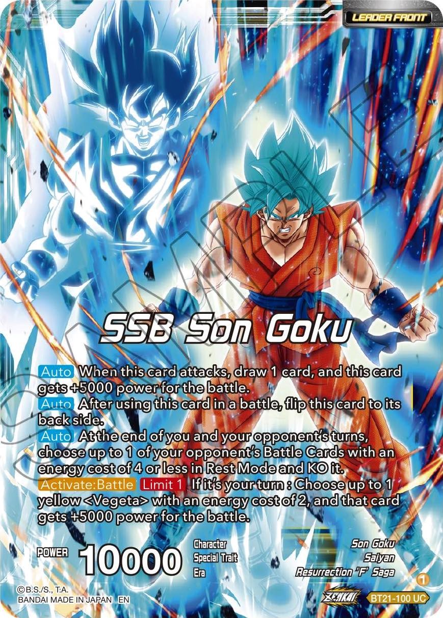 SSB Son Goku // SSB Vegeta, God-Level Power (BT21-100) [Wild Resurgence] | Shuffle n Cut Hobbies & Games