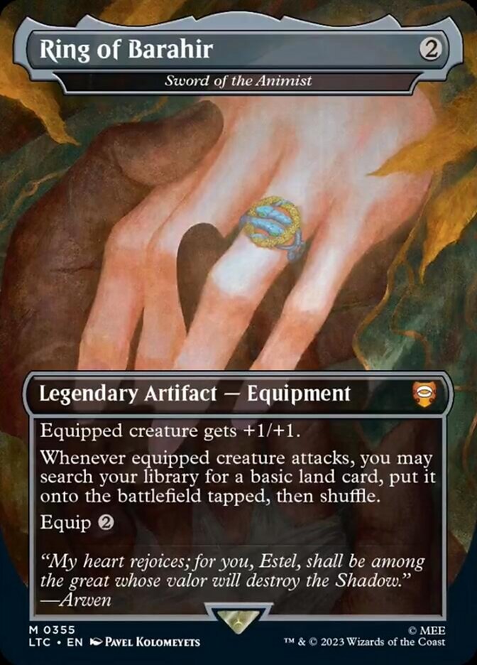 Ring of Barahir - Sword of the Animist [The Lord of the Rings: Tales of Middle-Earth Commander] | Shuffle n Cut Hobbies & Games