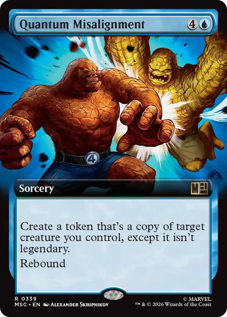 Quantum Misalignment (Extended Art) [Marvel Super Heroes Commander] | Shuffle n Cut Hobbies & Games