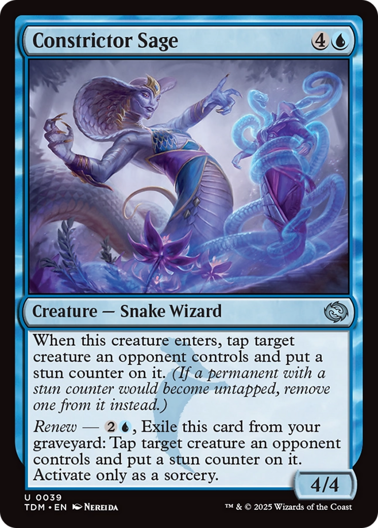 Constrictor Sage [Tarkir: Dragonstorm] | Shuffle n Cut Hobbies & Games