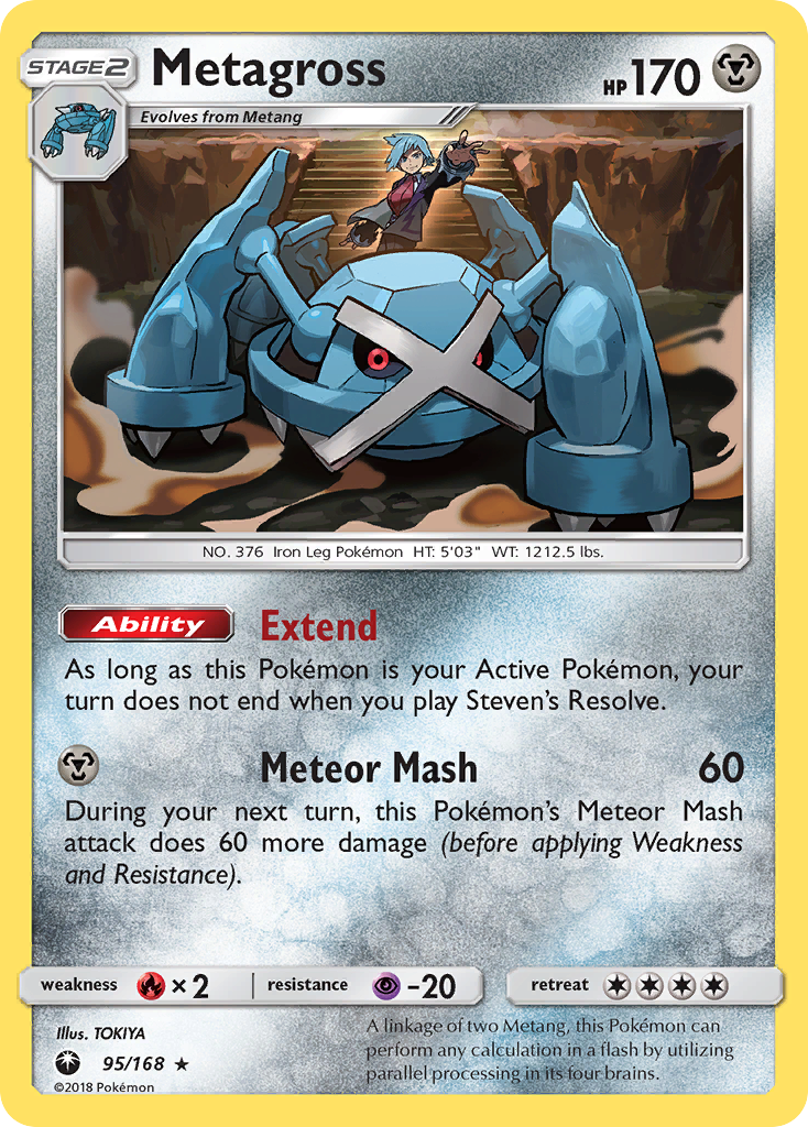 Metagross (95/168) [Sun & Moon: Celestial Storm] | Shuffle n Cut Hobbies & Games