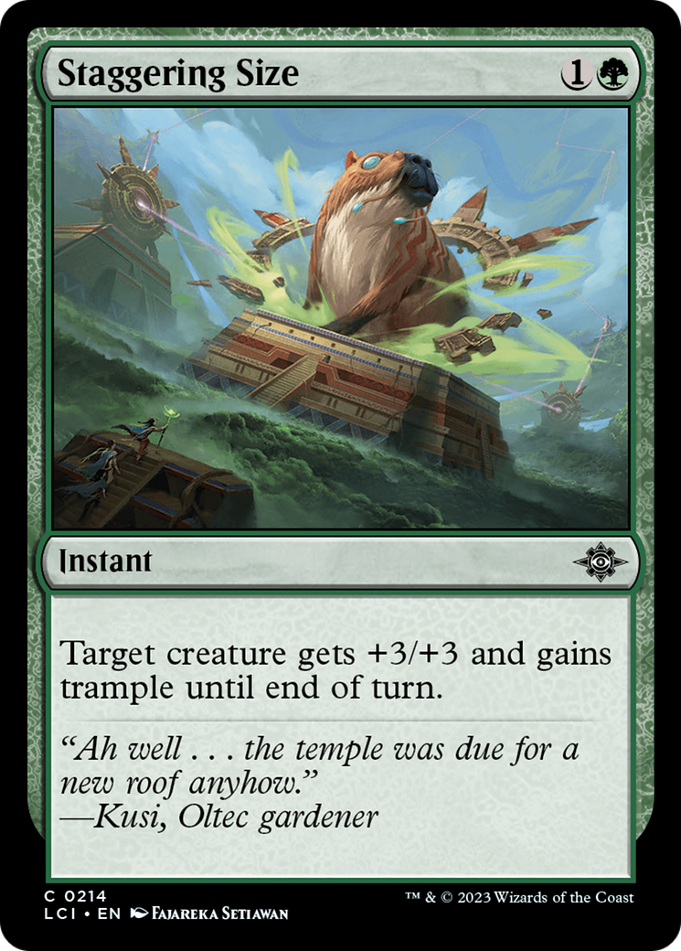Staggering Size [The Lost Caverns of Ixalan] | Shuffle n Cut Hobbies & Games