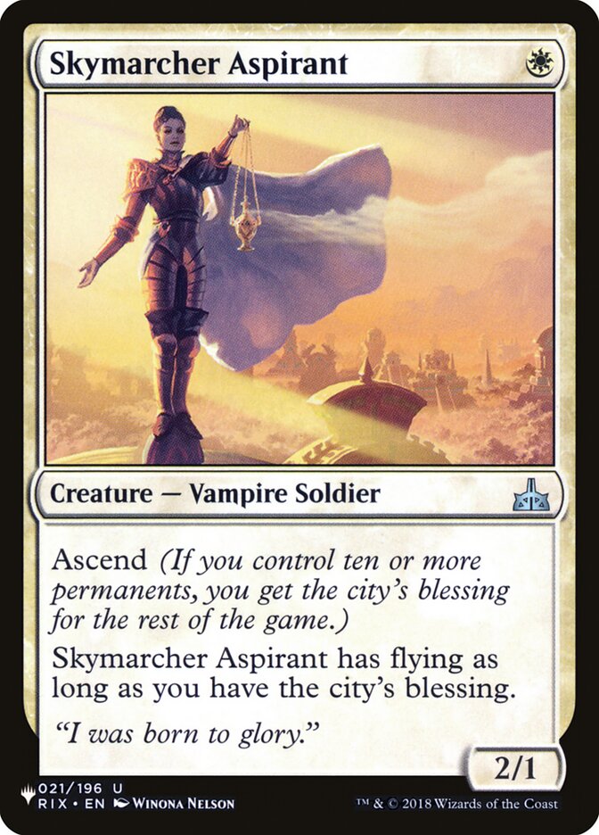 Skymarcher Aspirant [The List] | Shuffle n Cut Hobbies & Games