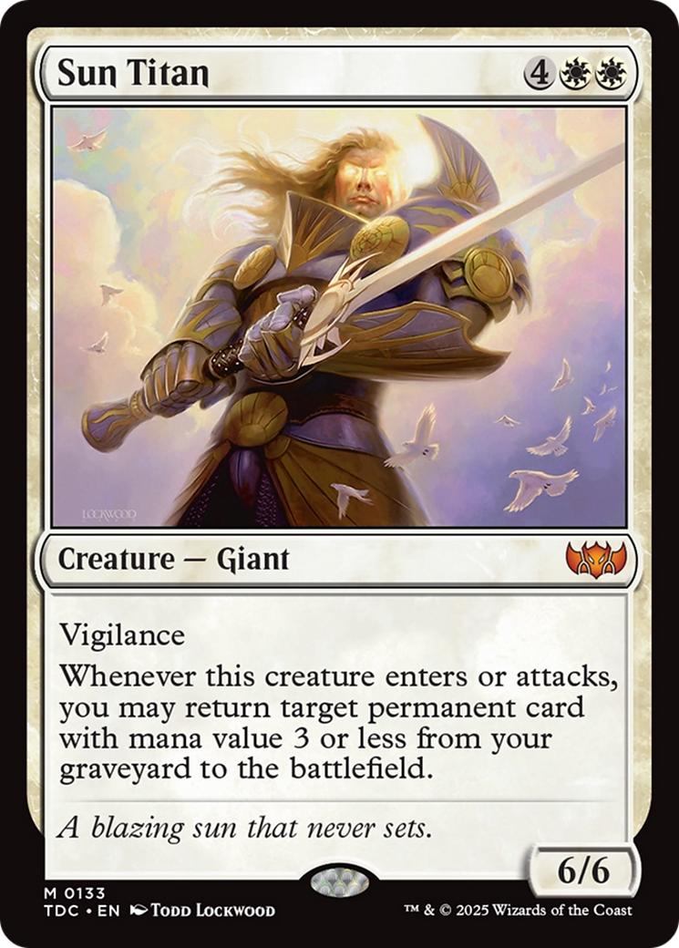 Sun Titan [Tarkir: Dragonstorm Commander] | Shuffle n Cut Hobbies & Games