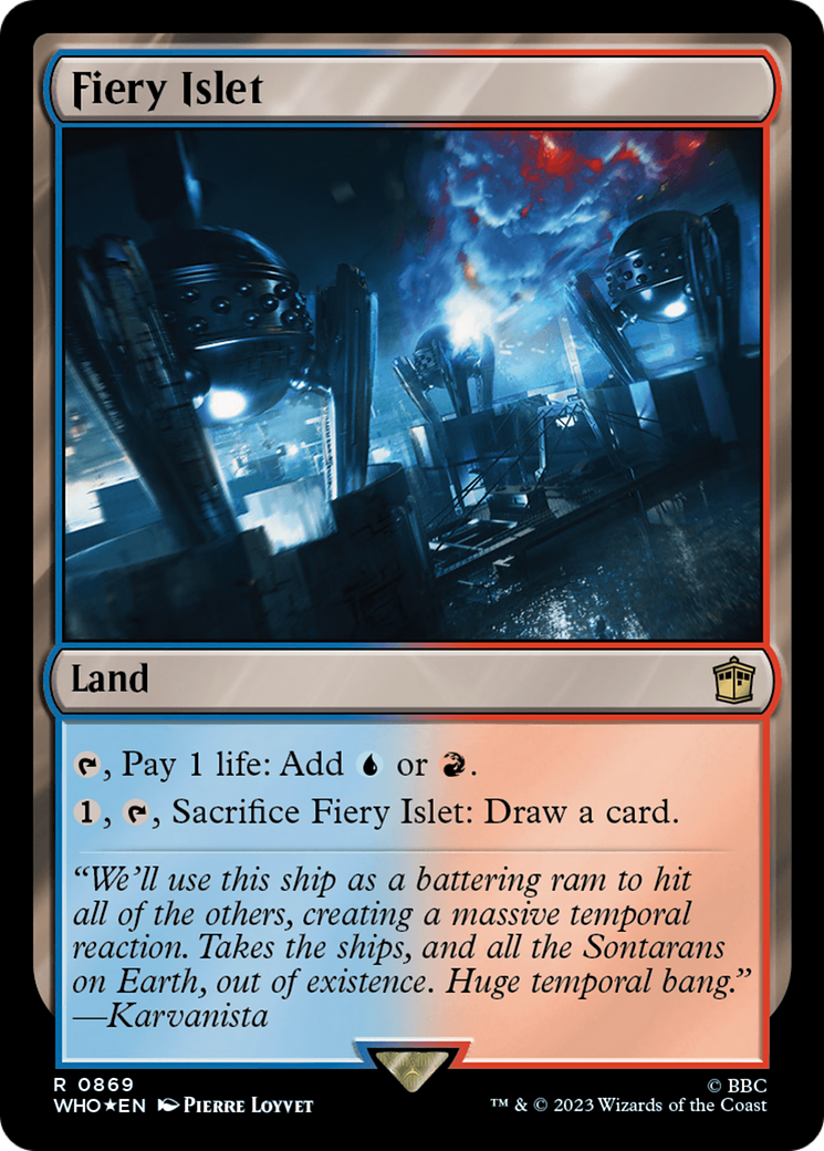 Fiery Islet (Surge Foil) [Doctor Who] | Shuffle n Cut Hobbies & Games