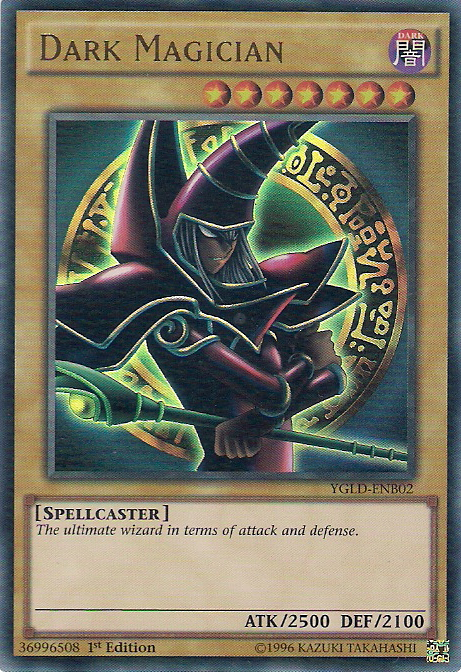 Dark Magician [YGLD-ENB02] Ultra Rare | Shuffle n Cut Hobbies & Games