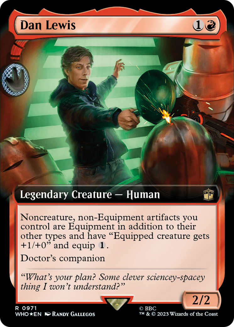 Dan Lewis (Extended Art) (Surge Foil) [Doctor Who] | Shuffle n Cut Hobbies & Games