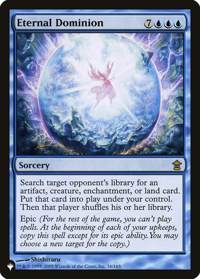 Eternal Dominion [The List] | Shuffle n Cut Hobbies & Games