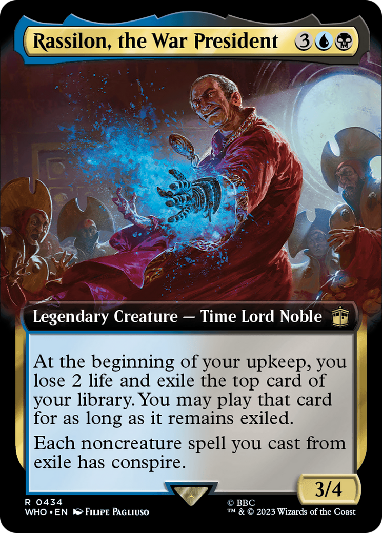 Rassilon, the War President (Extended Art) [Doctor Who] | Shuffle n Cut Hobbies & Games