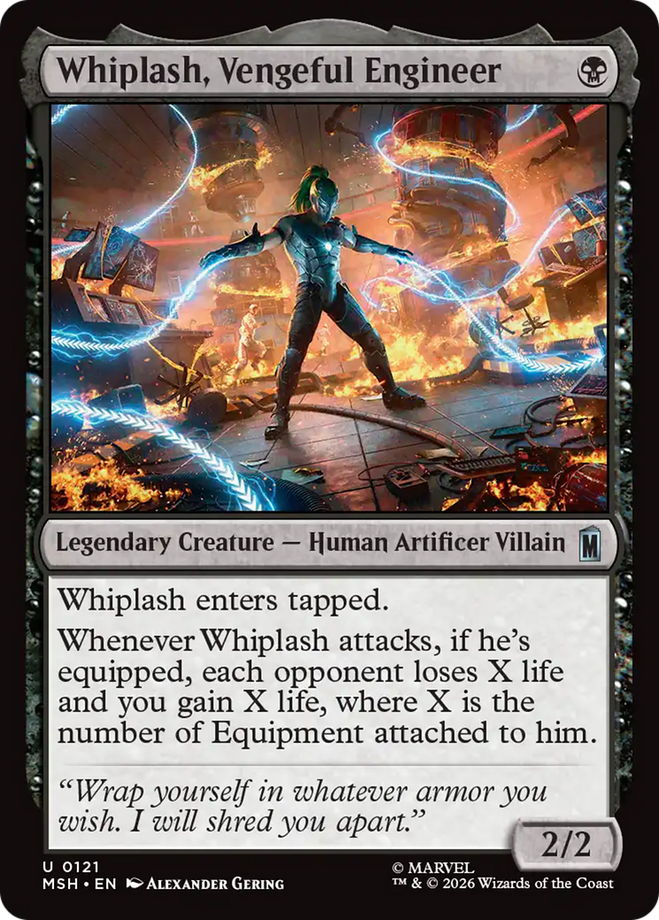 Whiplash, Vengeful Engineer [Marvel Super Heroes] | Shuffle n Cut Hobbies & Games