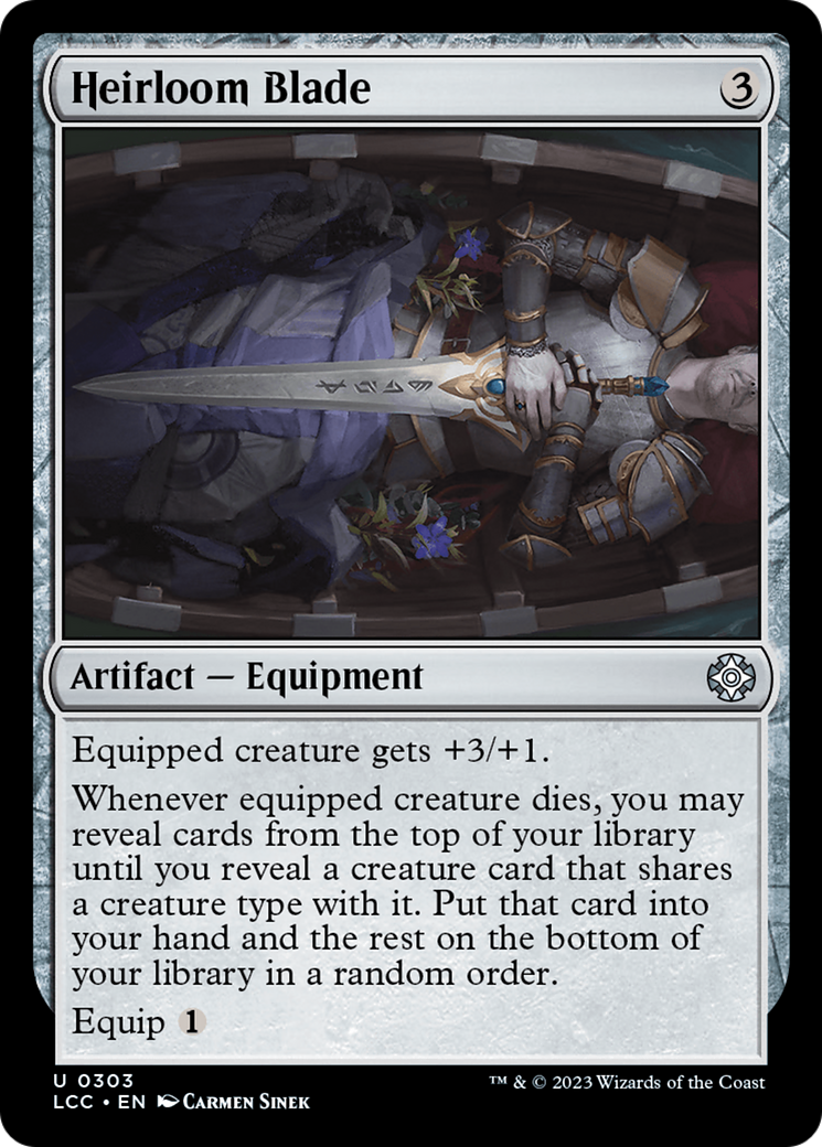 Heirloom Blade [The Lost Caverns of Ixalan Commander] | Shuffle n Cut Hobbies & Games