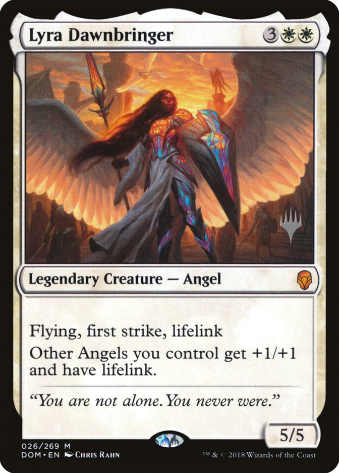 Lyra Dawnbringer (Promo Pack) [Dominaria Promos] | Shuffle n Cut Hobbies & Games