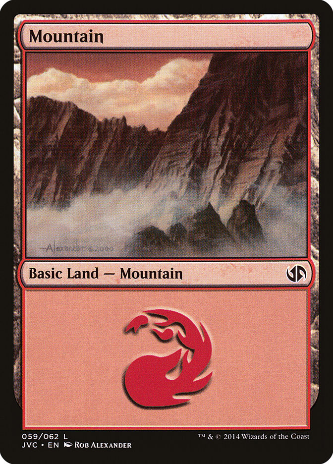 Mountain (61) [Duel Decks Anthology] | Shuffle n Cut Hobbies & Games