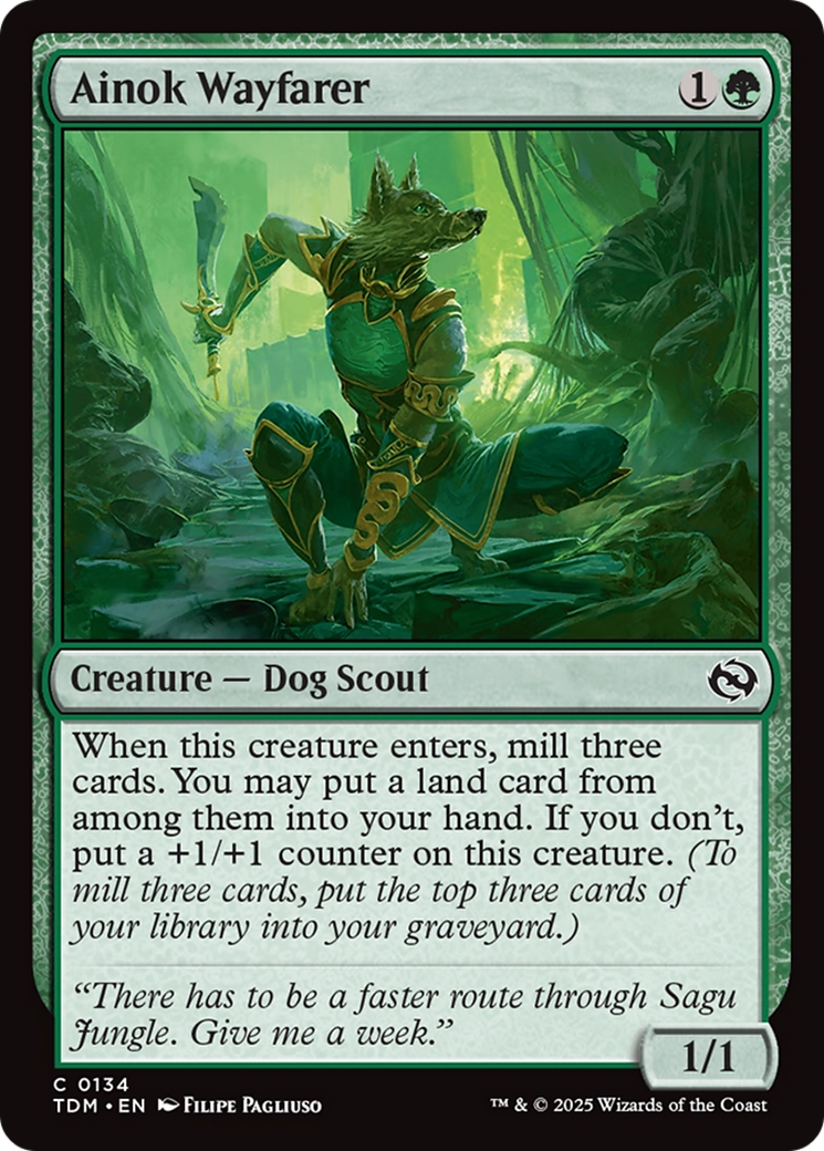 Ainok Wayfarer [Tarkir: Dragonstorm] | Shuffle n Cut Hobbies & Games