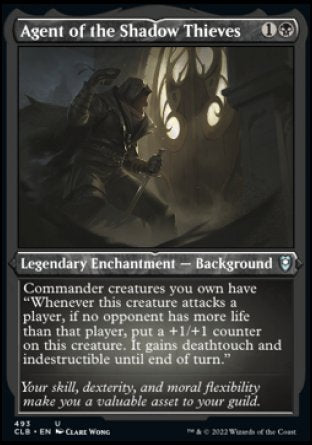 Agent of the Shadow Thieves (Foil Etched) [Commander Legends: Battle for Baldur's Gate] | Shuffle n Cut Hobbies & Games