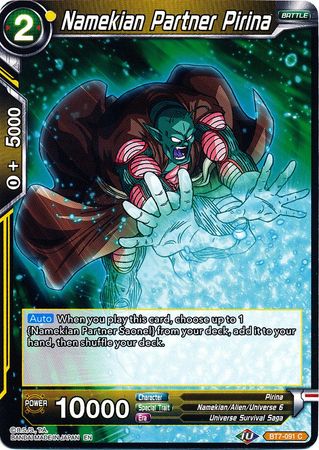 Namekian Partner Pirina (BT7-091) [Assault of the Saiyans] | Shuffle n Cut Hobbies & Games
