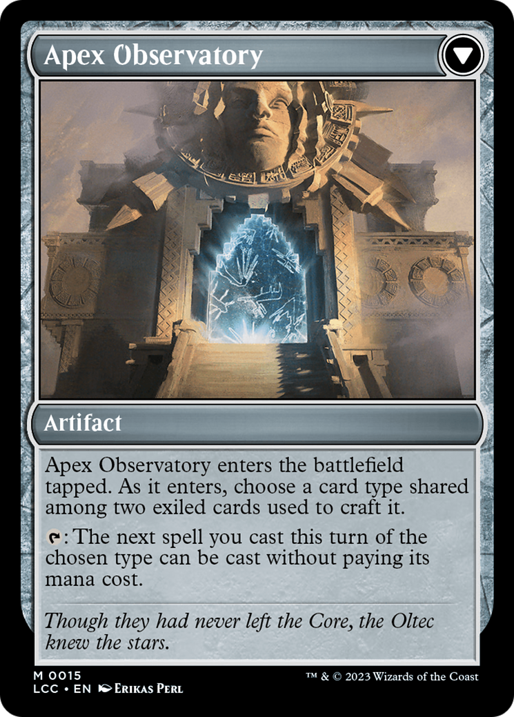 Eye of Ojer Taq // Apex Observatory [The Lost Caverns of Ixalan Commander] | Shuffle n Cut Hobbies & Games