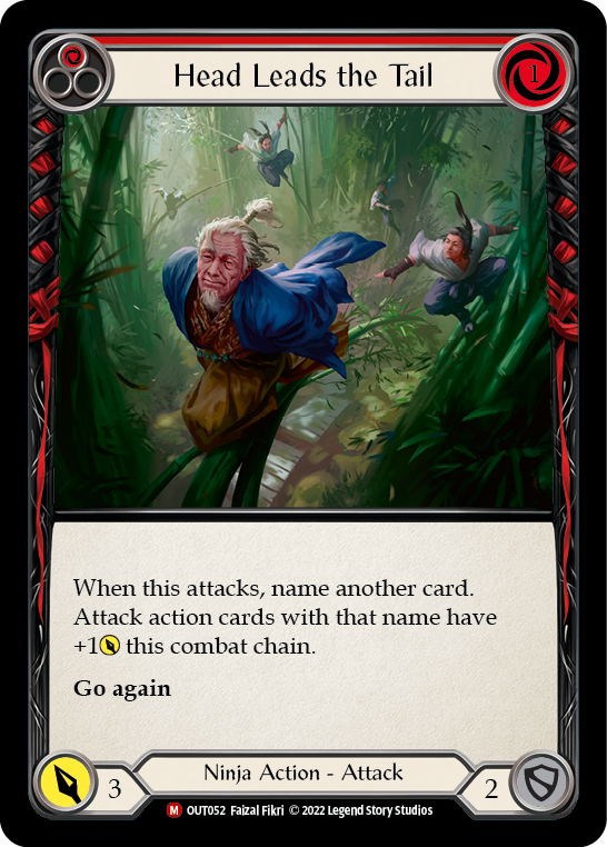 Head Leads the Tail [OUT052] (Outsiders) | Shuffle n Cut Hobbies & Games