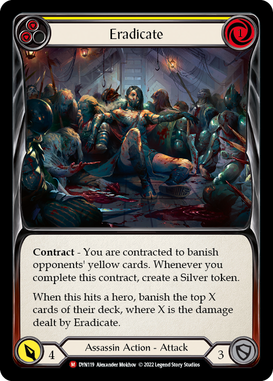 Eradicate [DYN119] (Dynasty)  Rainbow Foil | Shuffle n Cut Hobbies & Games