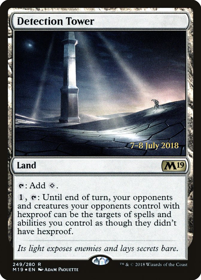 Detection Tower [Core Set 2019 Prerelease Promos] | Shuffle n Cut Hobbies & Games