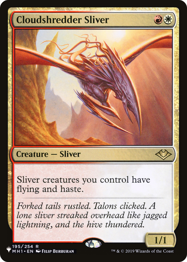 Cloudshredder Sliver (MH1) [The List] | Shuffle n Cut Hobbies & Games