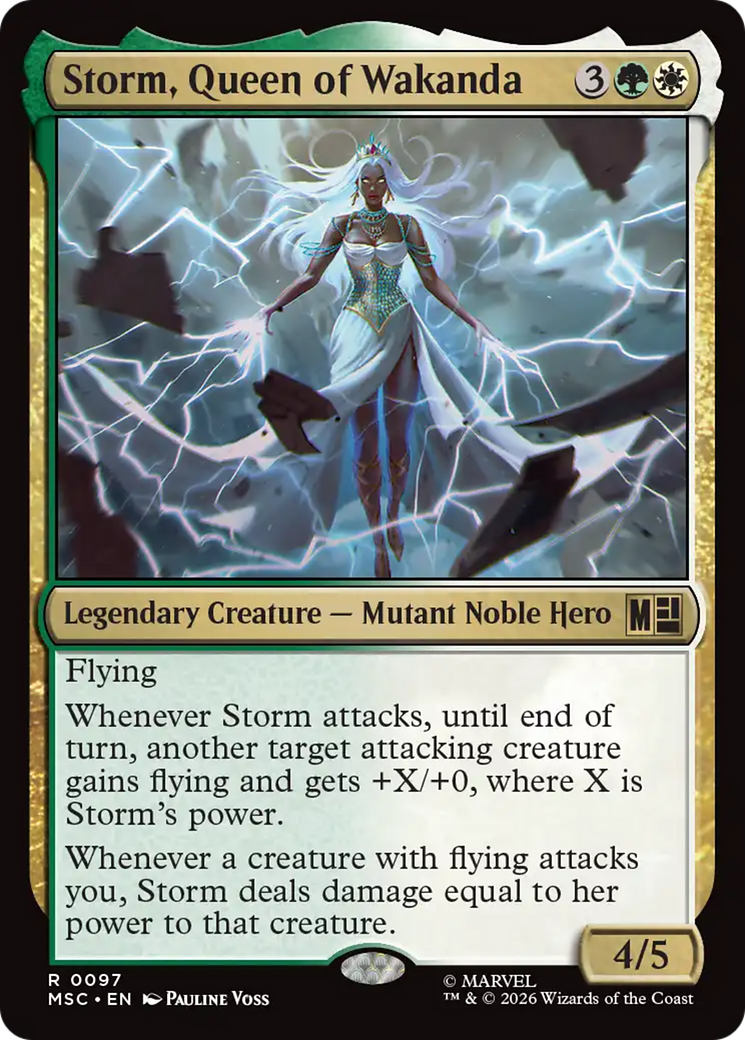 Storm, Queen of Wakanda (Surge Foil) [Marvel Super Heroes Commander] | Shuffle n Cut Hobbies & Games
