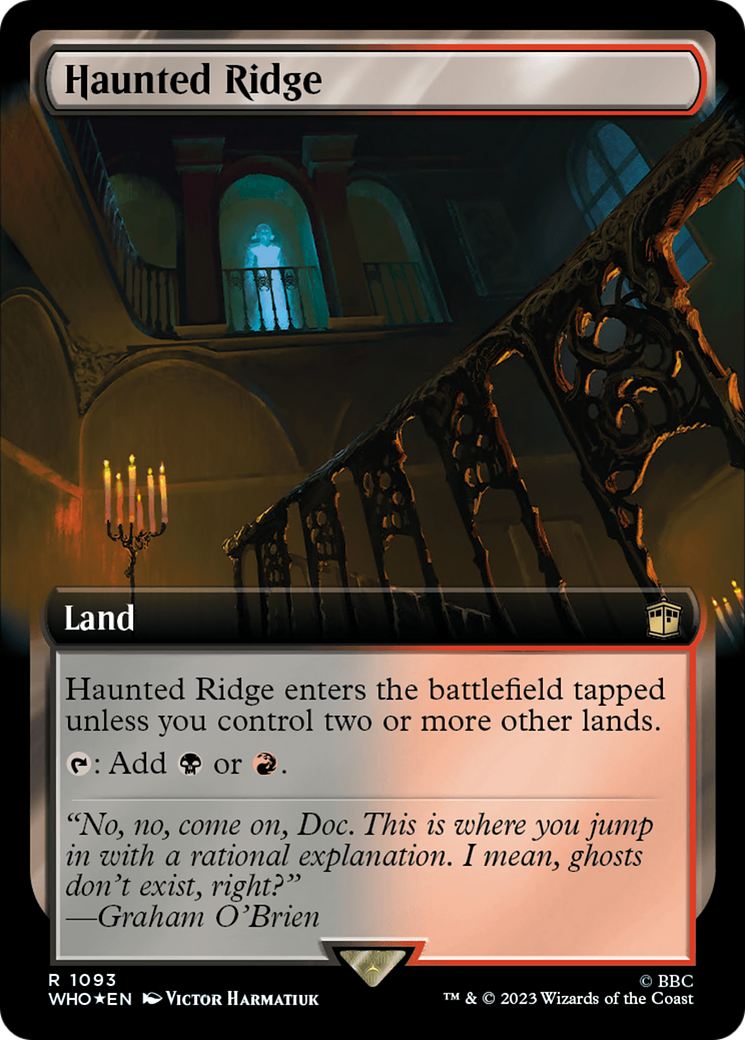 Haunted Ridge (Extended Art) (Surge Foil) [Doctor Who] | Shuffle n Cut Hobbies & Games