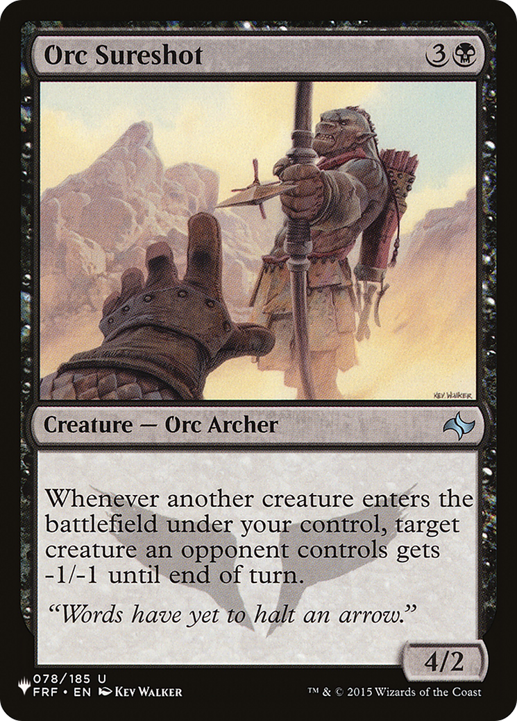 Orc Sureshot [The List] | Shuffle n Cut Hobbies & Games
