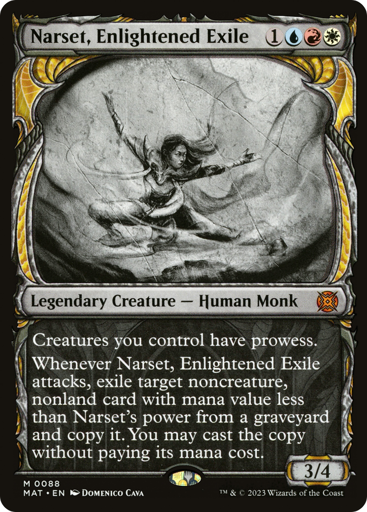 Narset, Enlightened Exile (Showcase) [March of the Machine: The Aftermath] | Shuffle n Cut Hobbies & Games