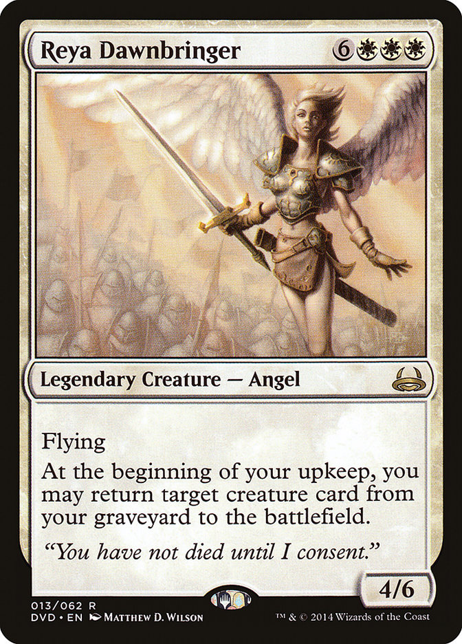 Reya Dawnbringer (Divine vs. Demonic) [Duel Decks Anthology] | Shuffle n Cut Hobbies & Games