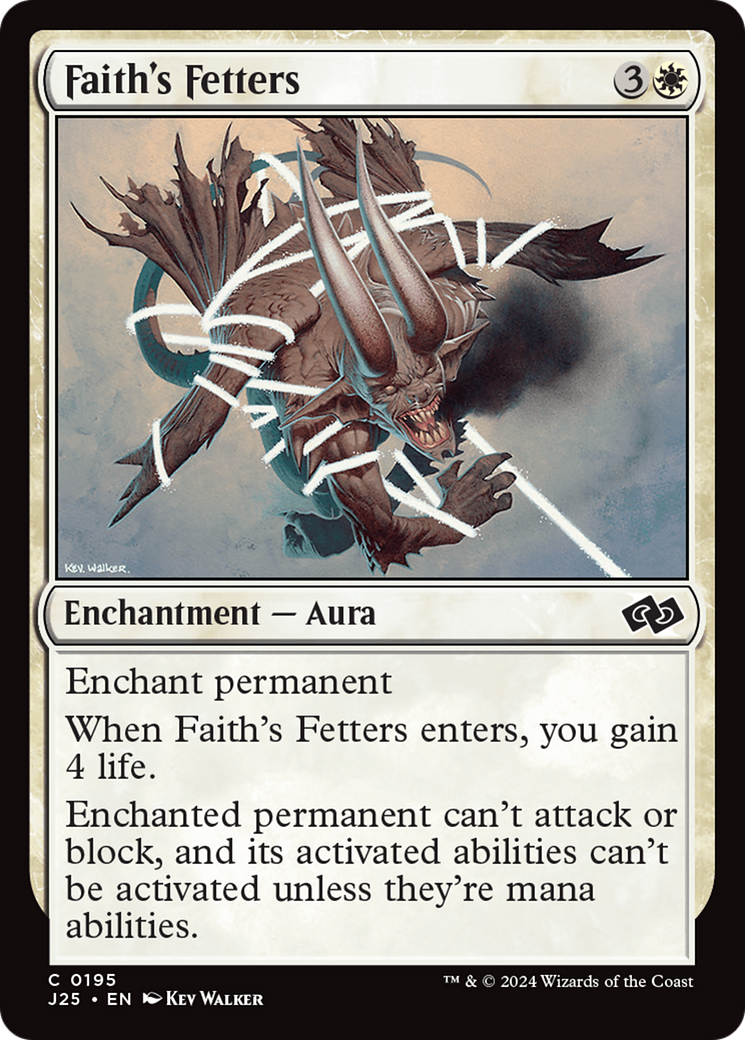 Faith's Fetters [Foundations Jumpstart] | Shuffle n Cut Hobbies & Games