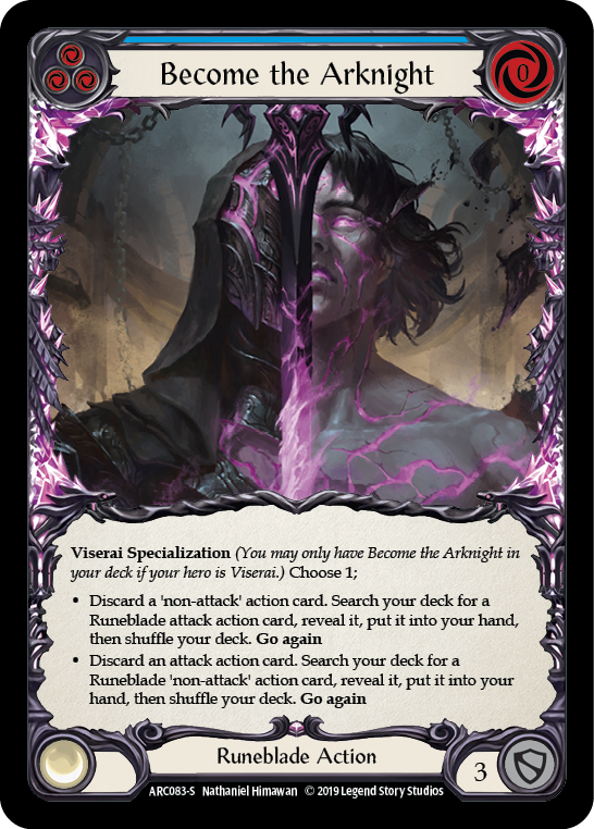 Become the Arknight [ARC083-S] (Arcane Rising)  1st Edition Normal | Shuffle n Cut Hobbies & Games
