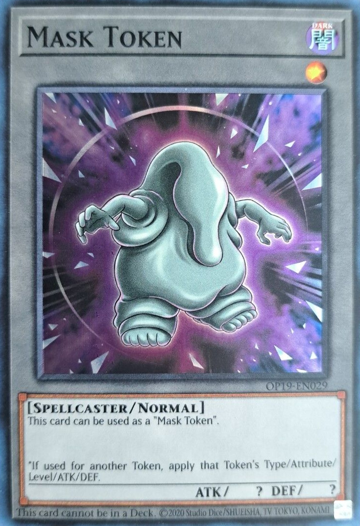 Mask Token [OP19-EN028] Super Rare | Shuffle n Cut Hobbies & Games