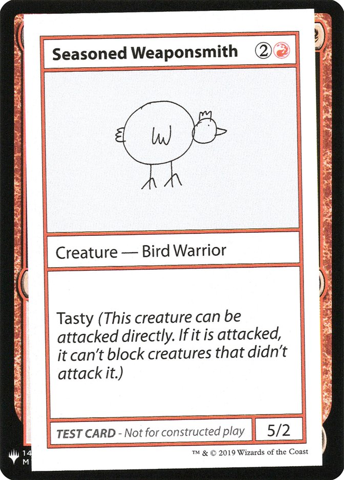 Seasoned Weaponsmith [Mystery Booster Playtest Cards] | Shuffle n Cut Hobbies & Games