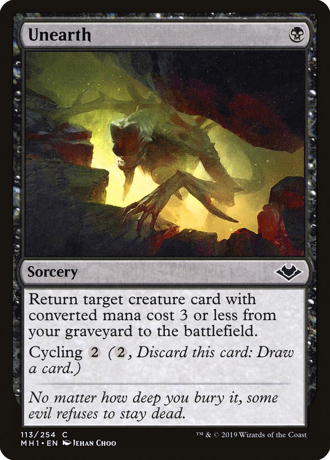 Unearth [Modern Horizons] | Shuffle n Cut Hobbies & Games