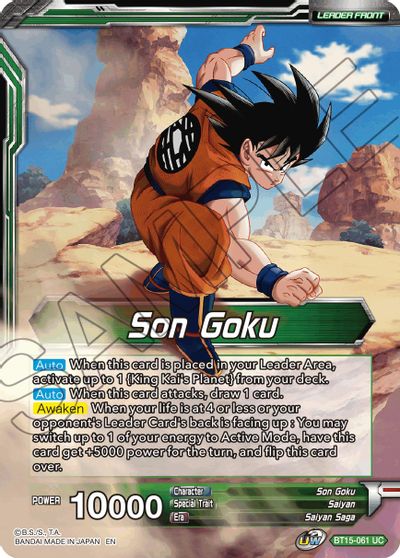 Son Goku // Son Goku, Destined Confrontation (BT15-061) [Saiyan Showdown] | Shuffle n Cut Hobbies & Games