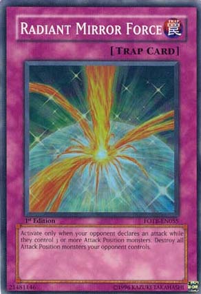 Radiant Mirror Force [FOTB-EN055] Super Rare | Shuffle n Cut Hobbies & Games