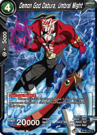 Demon God Dabura, Umbral Might (BT16-112) [Realm of the Gods] | Shuffle n Cut Hobbies & Games