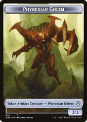Phyrexian Goblin // Phyrexian Golem Double-Sided Token [Phyrexia: All Will Be One Tokens] | Shuffle n Cut Hobbies & Games