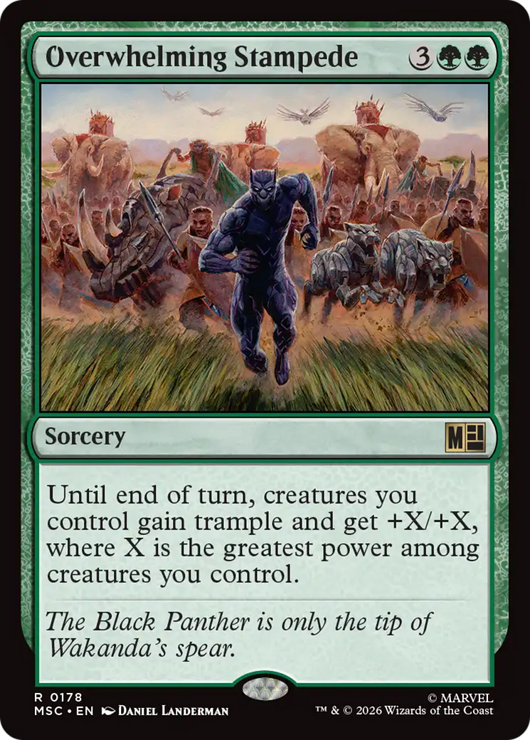 Overwhelming Stampede [Marvel Super Heroes Commander] | Shuffle n Cut Hobbies & Games