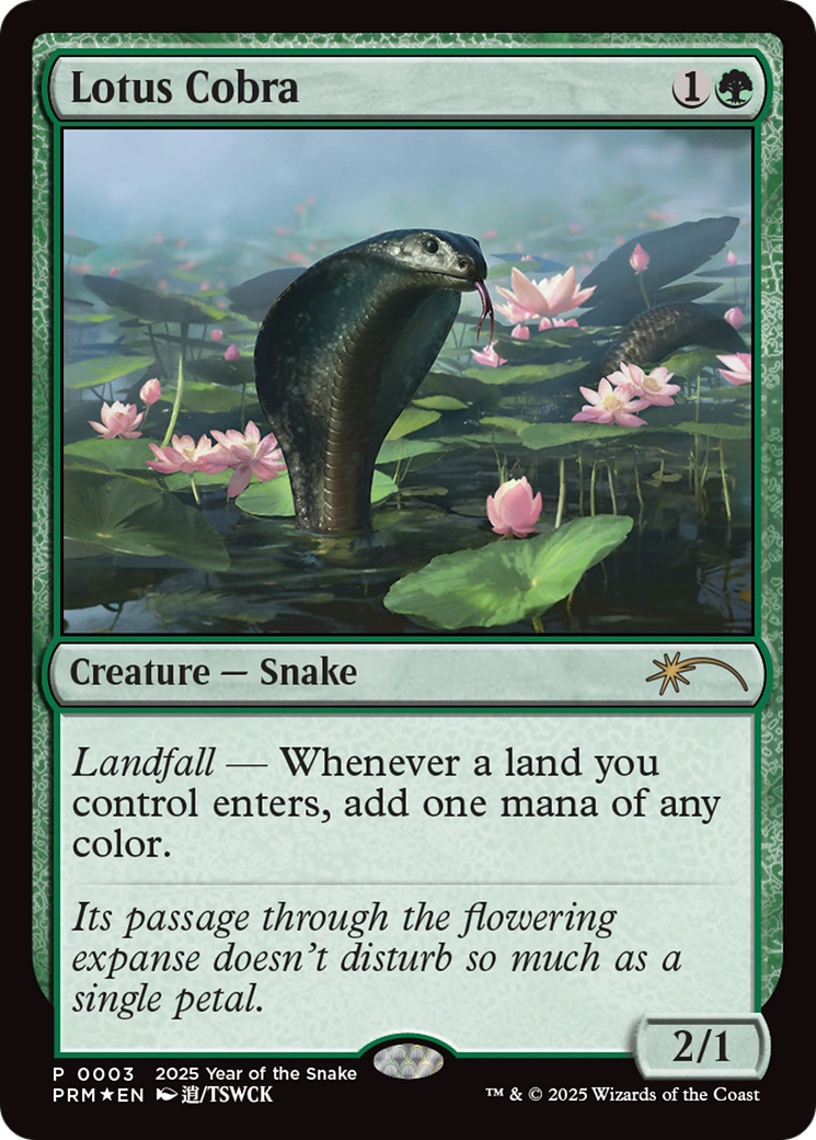 Lotus Cobra (Year of the Snake 2025) [Standard Showdown Promos] | Shuffle n Cut Hobbies & Games