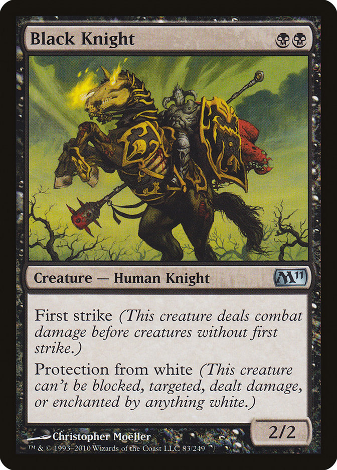 Black Knight [Magic 2011] | Shuffle n Cut Hobbies & Games