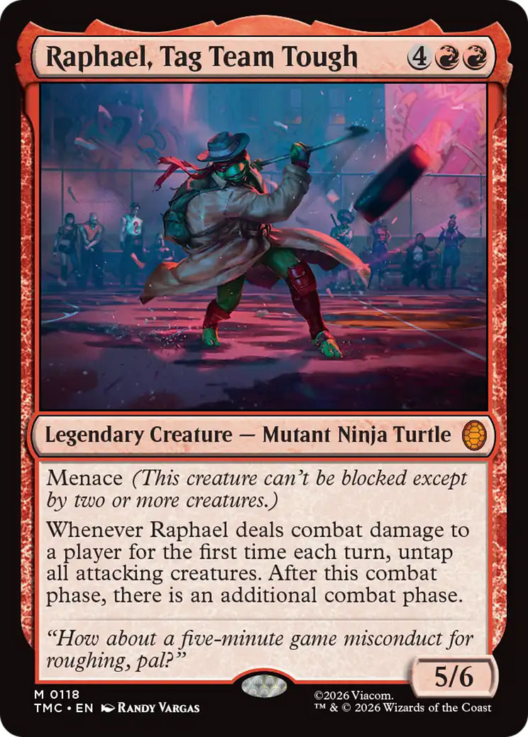 Raphael, Tag Team Tough [Teenage Mutant Ninja Turtles Commander] | Shuffle n Cut Hobbies & Games