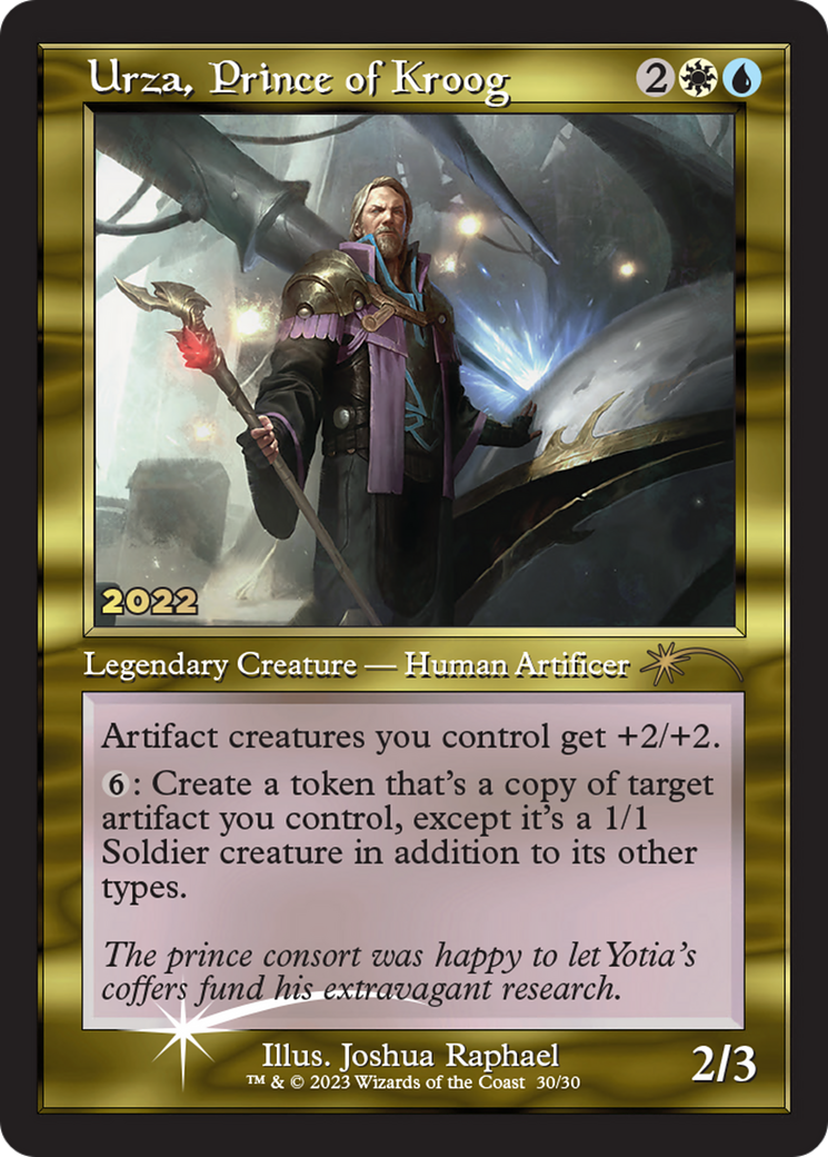 Urza, Prince of Kroog [30th Anniversary Promos] | Shuffle n Cut Hobbies & Games